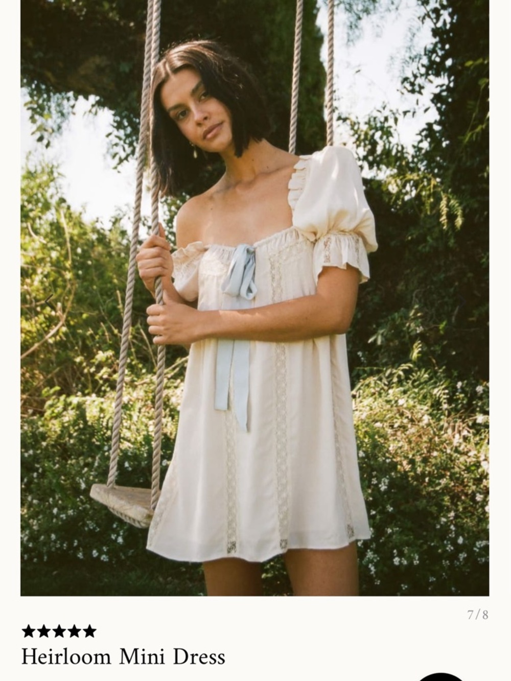 New Rumored Heirloom dress in dove xs